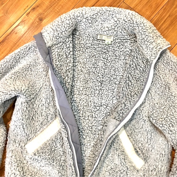 Anthropologie Saturday Sunday Sherpa coat jacket teddy bear style fuzzy … - Picture 6 of 10